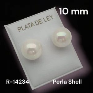 PEND. PERLA SHELL 10 MM