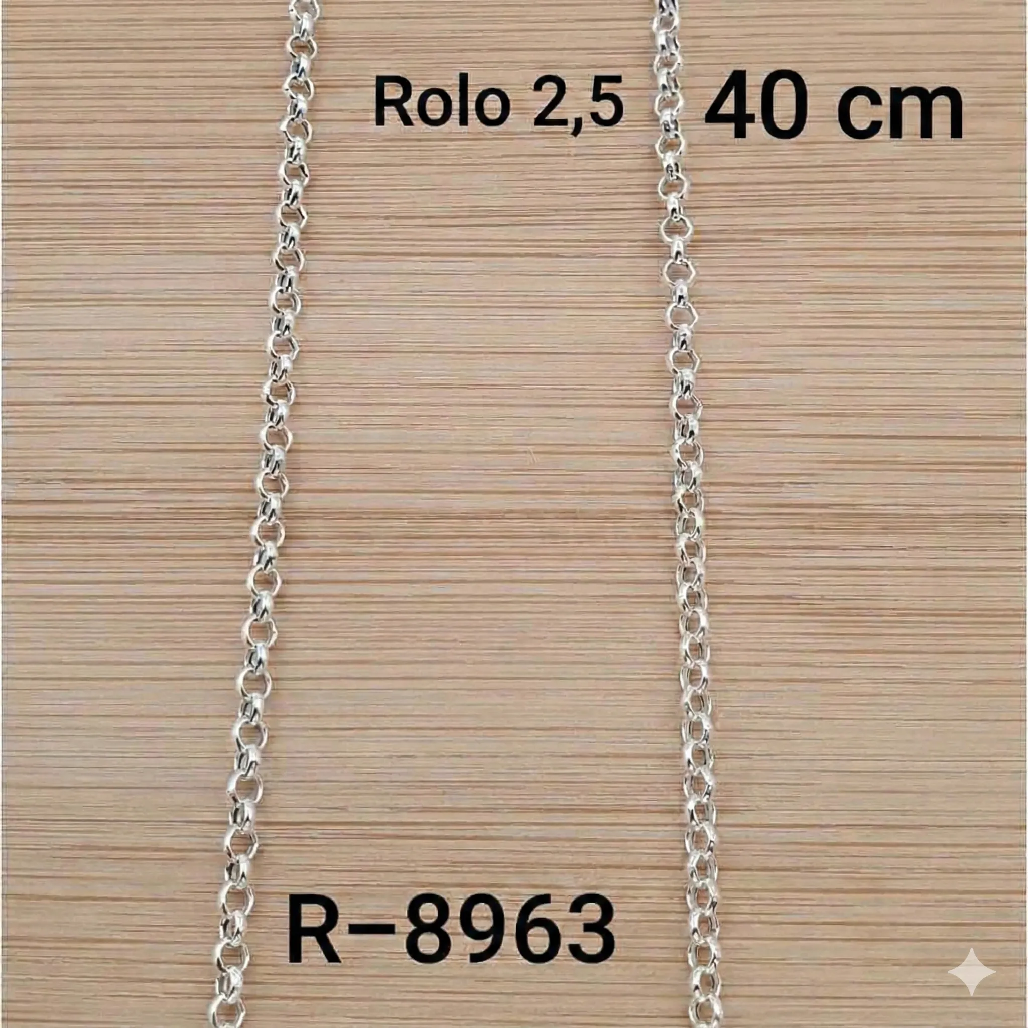 CADENA ROLO 2,5 40 CM