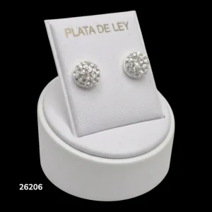 Pend. Media bola brillos 7 mm